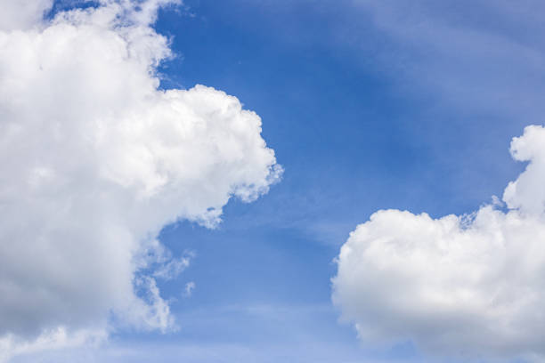 istock Blue sky background. Blue sky with clouds close up 1368824918