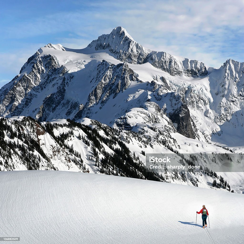 XL Esqui de Inverno Aventura - Royalty-free Alasca Foto de stock