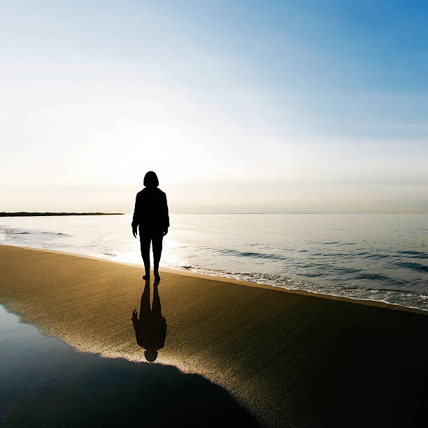 istock serene woman silhouette 136882713