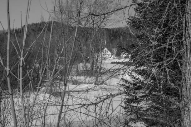 istock Winter landscape with the nice  Church. 1368828343