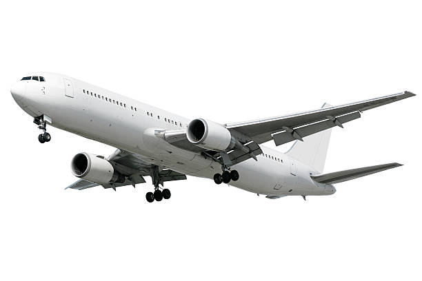 istock XXL jet airplane landing on white background 136883241