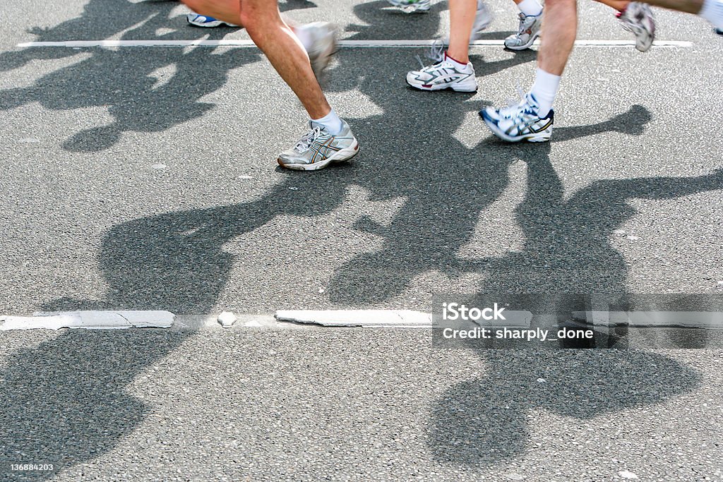 XL corredores de maratona - Foto de stock de Maratona de Boston royalty-free