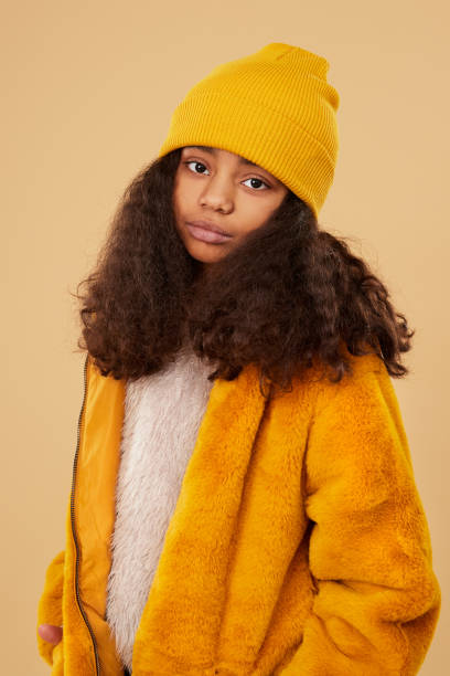 istock Stylish black girl looking at camera 1368847925
