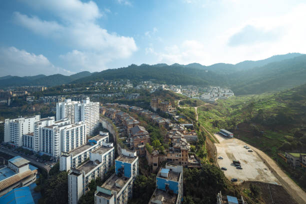 Early morning Chongqing city skyline
