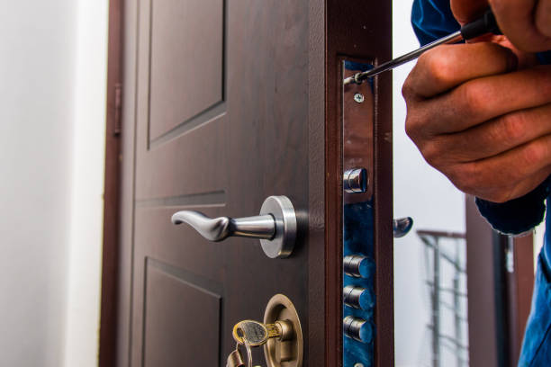 istock Workman standing near the door 1368852164