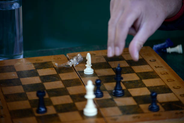 istock Man playing chess outdoor 1368854287