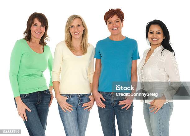 Vier Echte Frauen Stockfoto und mehr Bilder von 2000-2009 - 2000-2009, 21. Jahrhundert, 35-39 Jahre