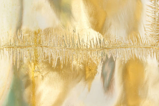 istock Gold yellow wall for abstract light color background 1368863077