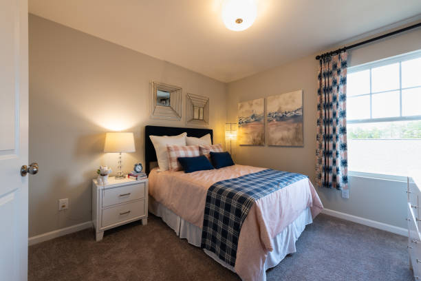 istock Furnished Cozy Bedroom 1368867094