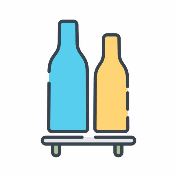 110+ Beer Bottles Shelf Illustrations, Royalty-Free Vector Graphics
