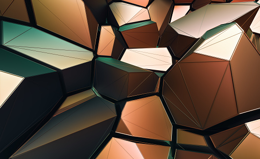 Abstract background of the Polygon