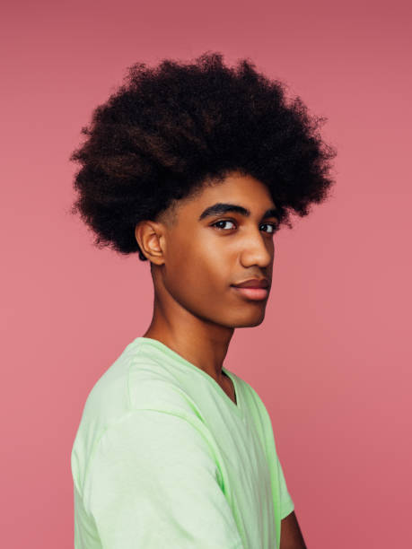 istock Portrait of emotional afro guy 1368889502