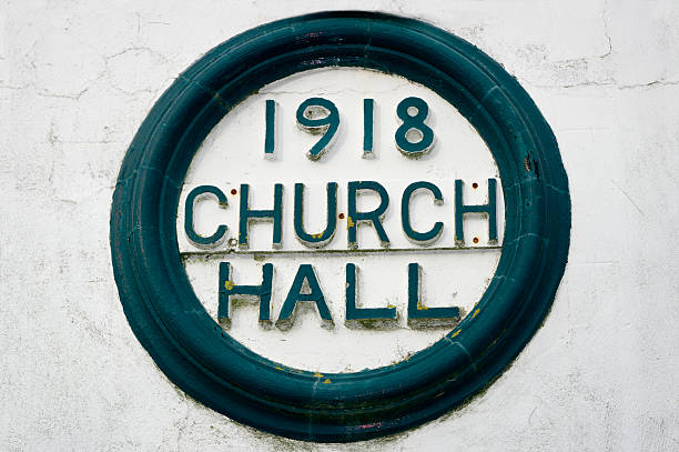 Wall Plaque With Date Of Church Hall