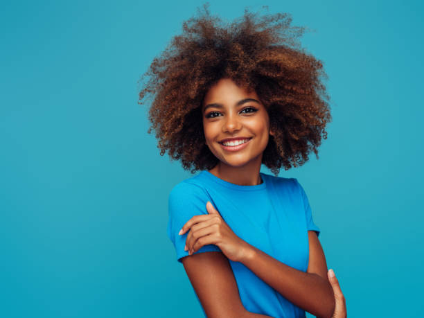 istock Beautiful afro woman 1368890517