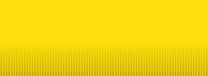 Yellow background template with gradient dots