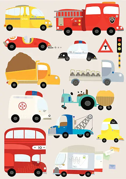 Vector illustration of Transport