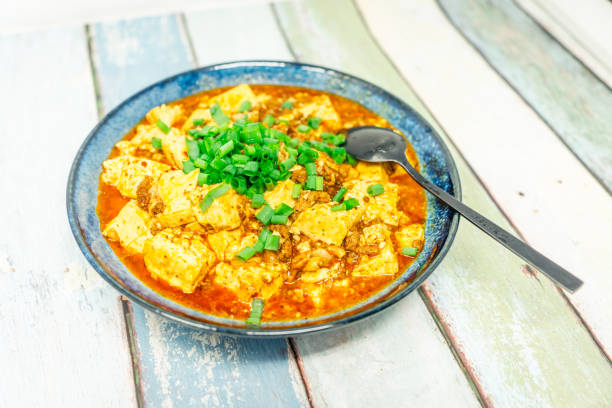 istock Process of Cooking Mapo Tofu 1368899736