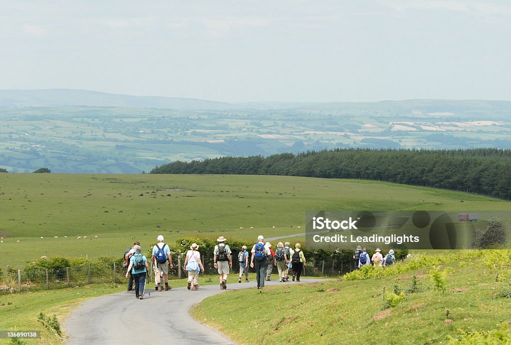 Wanderer in Wales - Lizenzfrei Alter Erwachsener Stock-Foto