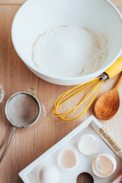 istock Table in the kitchen with utensils and ingredients - homemade pastries 1368904645