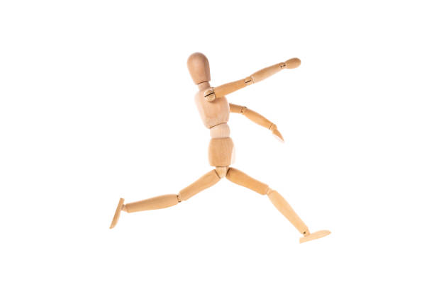istock wooden man running arms outstretched isolated on white background 1368905155