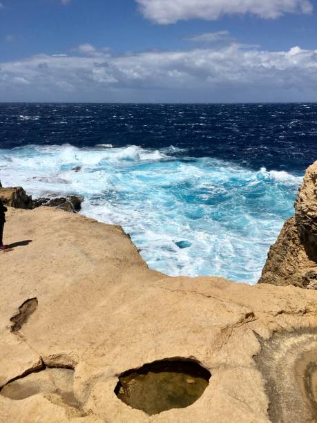 istock Rocky shore against the sea. 1368907534