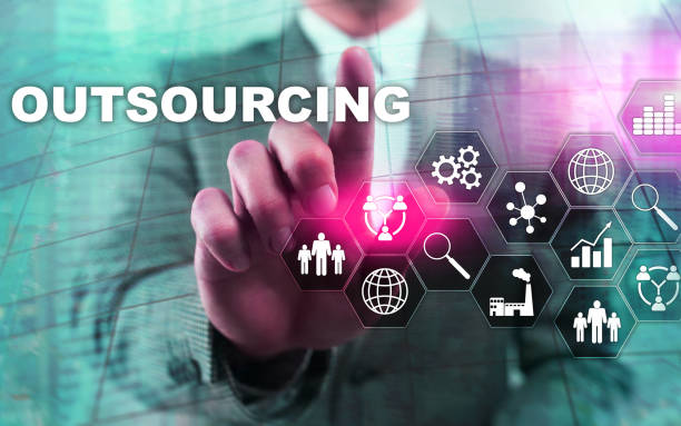 istock Outsourcing Human Resources. Global Business Industry Concept. Freelance Outsource International Partnership 1368908309
