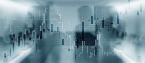 istock Stock market chart. Abstract background for presentation 1368908530