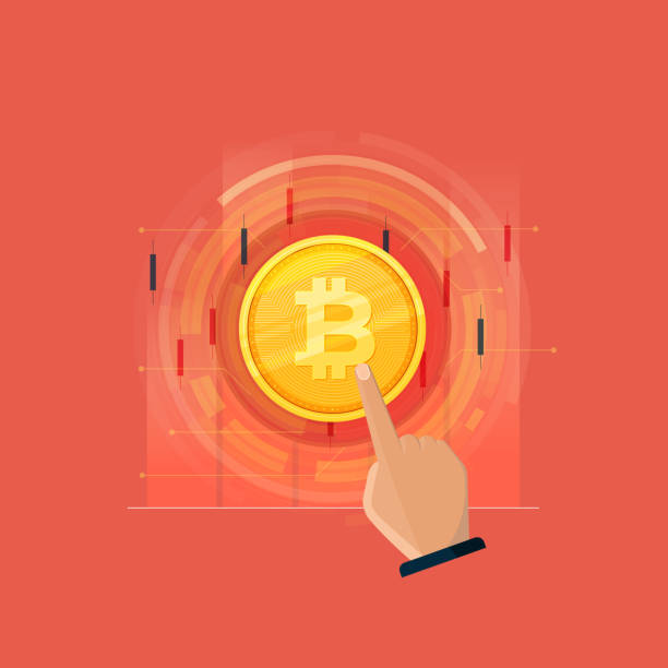 istock Digital crypto currency and Bitcoin concept, Crypto Investment Portfolio, Bitcoin Trading and Exchange Platform 1368909589