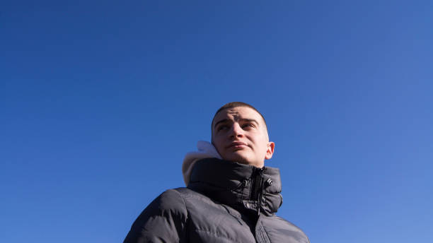 istock A wonderful young man outdoors in the winter 1368909625