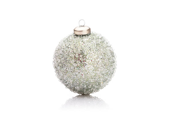 istock Christmas Ornaments balls isolated on a white background. 1368911923