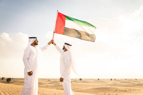 istock Arabic men in the desert 1368912121