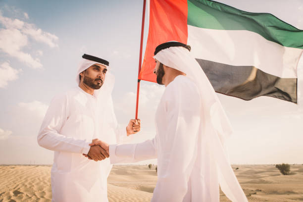 istock Arabic men in the desert 1368912955