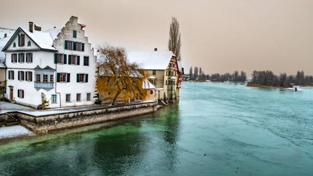 istock Old houses along the river | Old houses on the river 1368916111