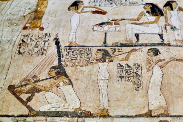 istock Mural from Ancient Egyptian Tomb 1368921044