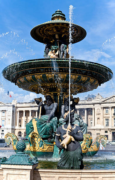 istock Fountain at Concorde in Paris 136892834