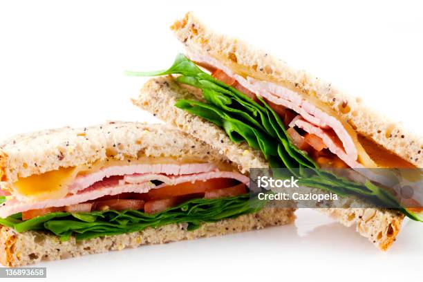 Panino Blt Dettaglio - Fotografie stock e altre immagini di Panino BLT - Panino BLT, Scontornabile, Alimentazione sana