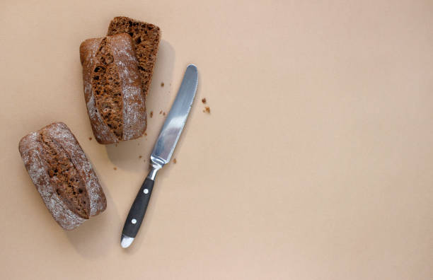 istock Fresh baked bread. Loaf of multigrain bread 1368937374
