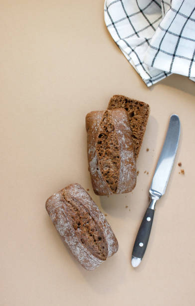 istock Fresh baked bread. Loaf of multigrain bread 1368937472