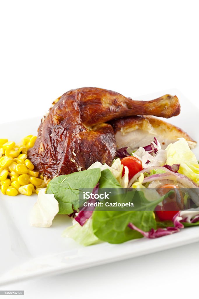 Salada de Frango Assado - Royalty-free Frango Foto de stock