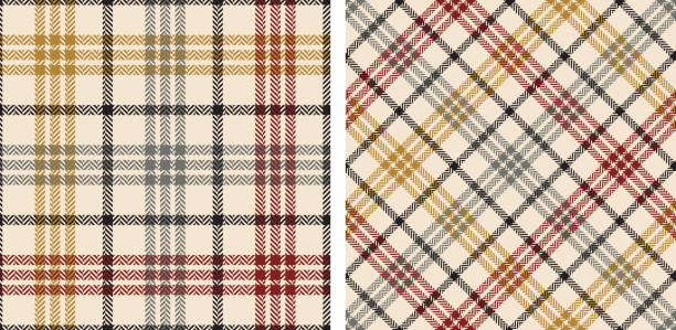 rgb- und -rgb-nr. - tartan plaid textured pattern stock-grafiken, -clipart, -cartoons und -symbole