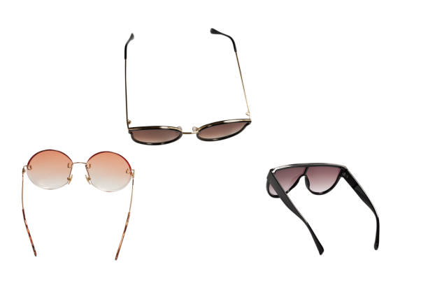 istock Woman black sunglasses isolated on a white background. 1368948811