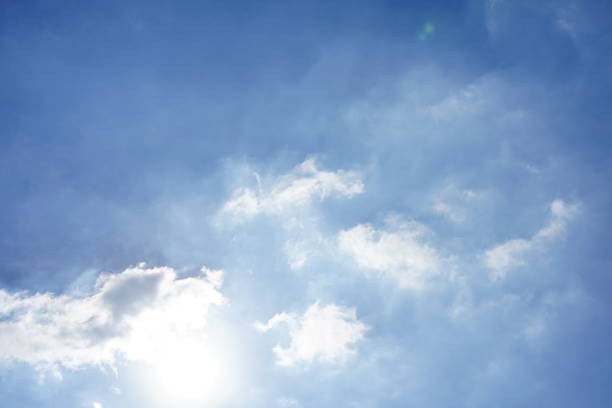 istock Blue sky and white clouds in nature 1368956530
