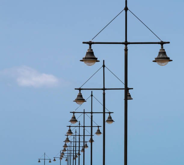 istock Geometric Lamp Posts in Fuerteventura, Spain 1368956869