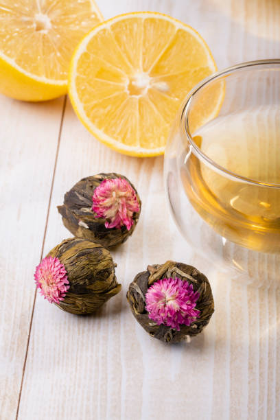 istock Chinese green oolong tea with fruit additives 1368958012