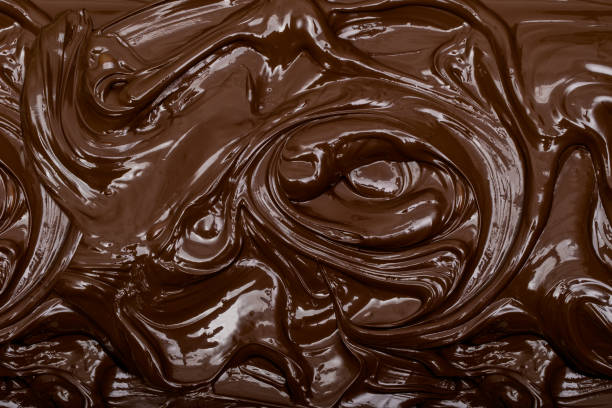 istock Chocolate dark liquid food background 1368959741