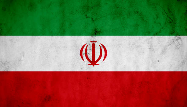 istock Iran flag painted on old grunge paper 1368964947