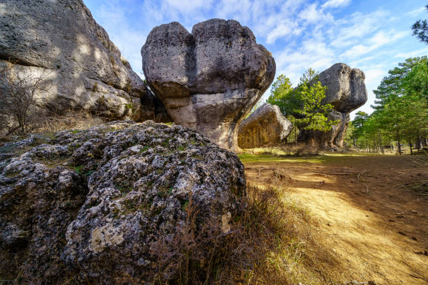 istock Amazing rock formations in the Ciudad Encantada National Park, Cuenca, Spain. 1368968643