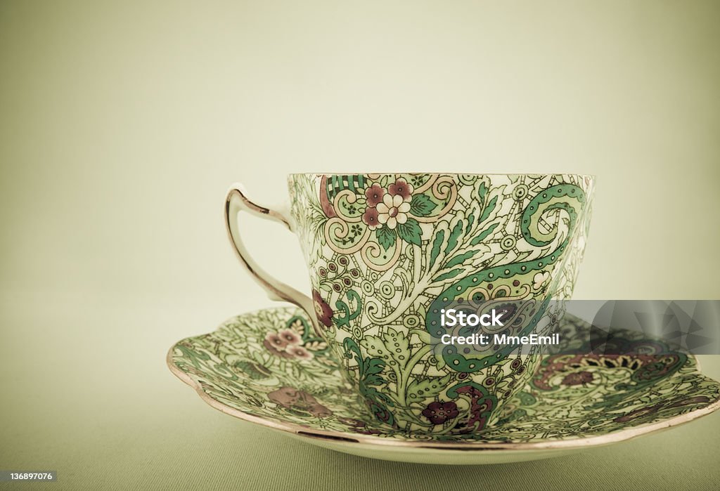 Taza de té Vintage - Foto de stock de Composición libre de derechos