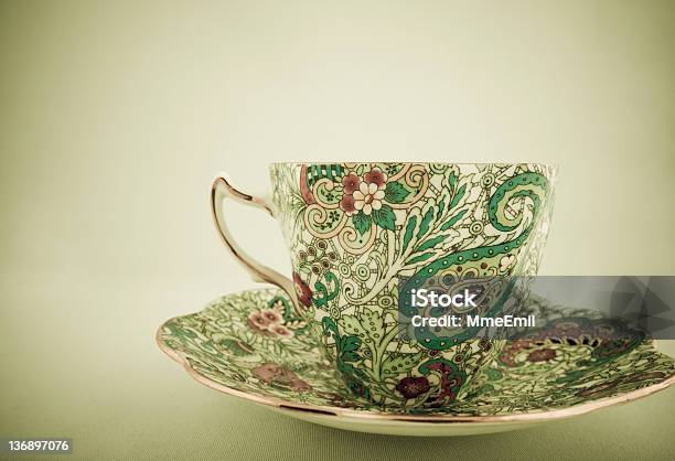 Taza De Té Vintage Foto de stock y más banco de imágenes de Composición - Composición, Cultura británica, Cultura europea