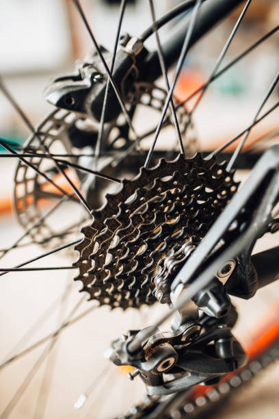 istock Bicycle chain drive repair and maintenance 1368973075